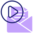 ui,play button,mail,envelope,email,letter,play,button